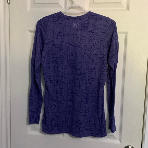Under Armour Women’s Purple Heat Gear Long Sleeve - Picture 4 of 6